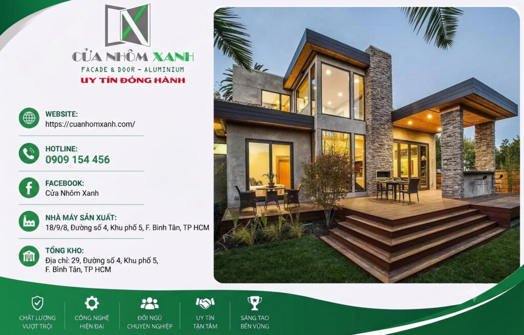 Cửa Nhôm Xanh | Cửa Nhôm Cao Cấp, Nhôm Kính Cao Cấp TPHCM