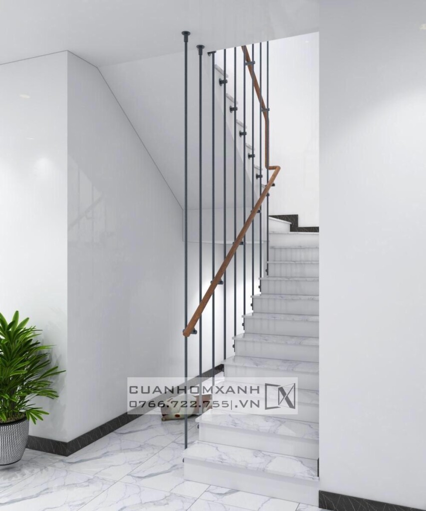 Lan can song inox xi mạ PVD