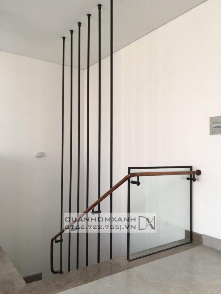Lan can song inox xi mạ PVD