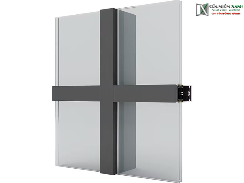 Mặt dựng nhôm Civro hệ ACW120