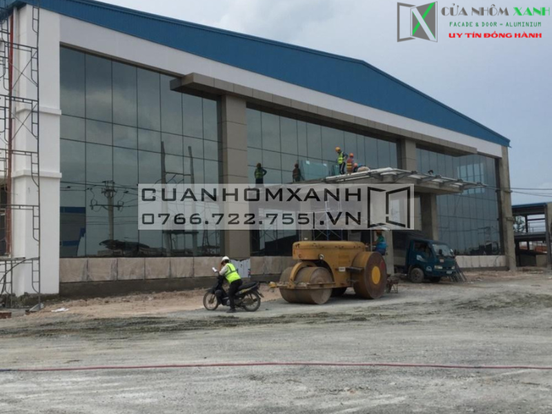 Mặt dựng nhôm kính hệ STICK