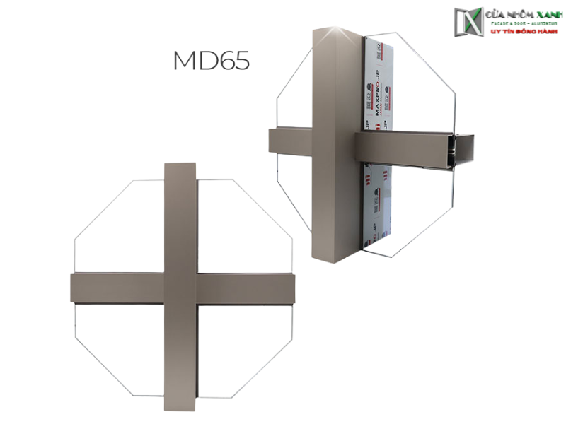 Mặt dựng nhôm Maxpro hệ 65