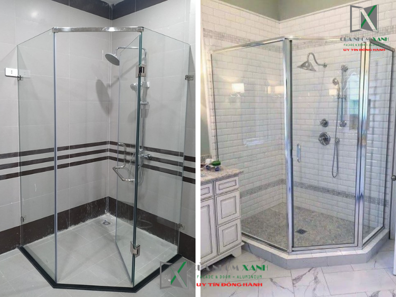 Phòng tắm kính mở trượt (lùa)